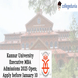 Kannur University Executive MBA Admissions 2025 Open; Apply before January 10